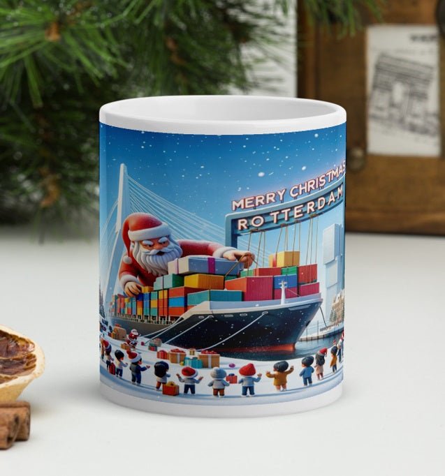 Cadeaus aan de Maas - Kerstman's Speciale Levering Mok