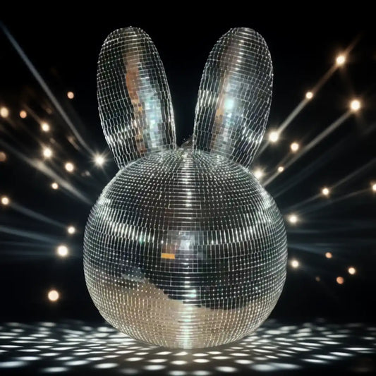 Nijntje discobal kopen – schattige konijn discobal met glitter lichteffecten