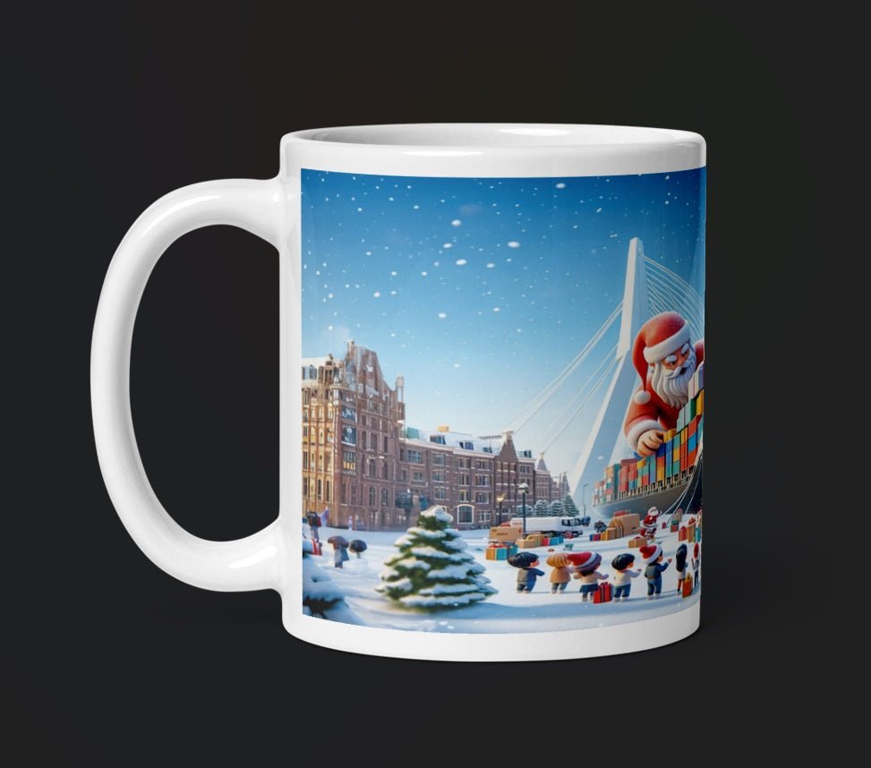 Cadeaus aan de Maas - Kerstman's Speciale Levering Mok