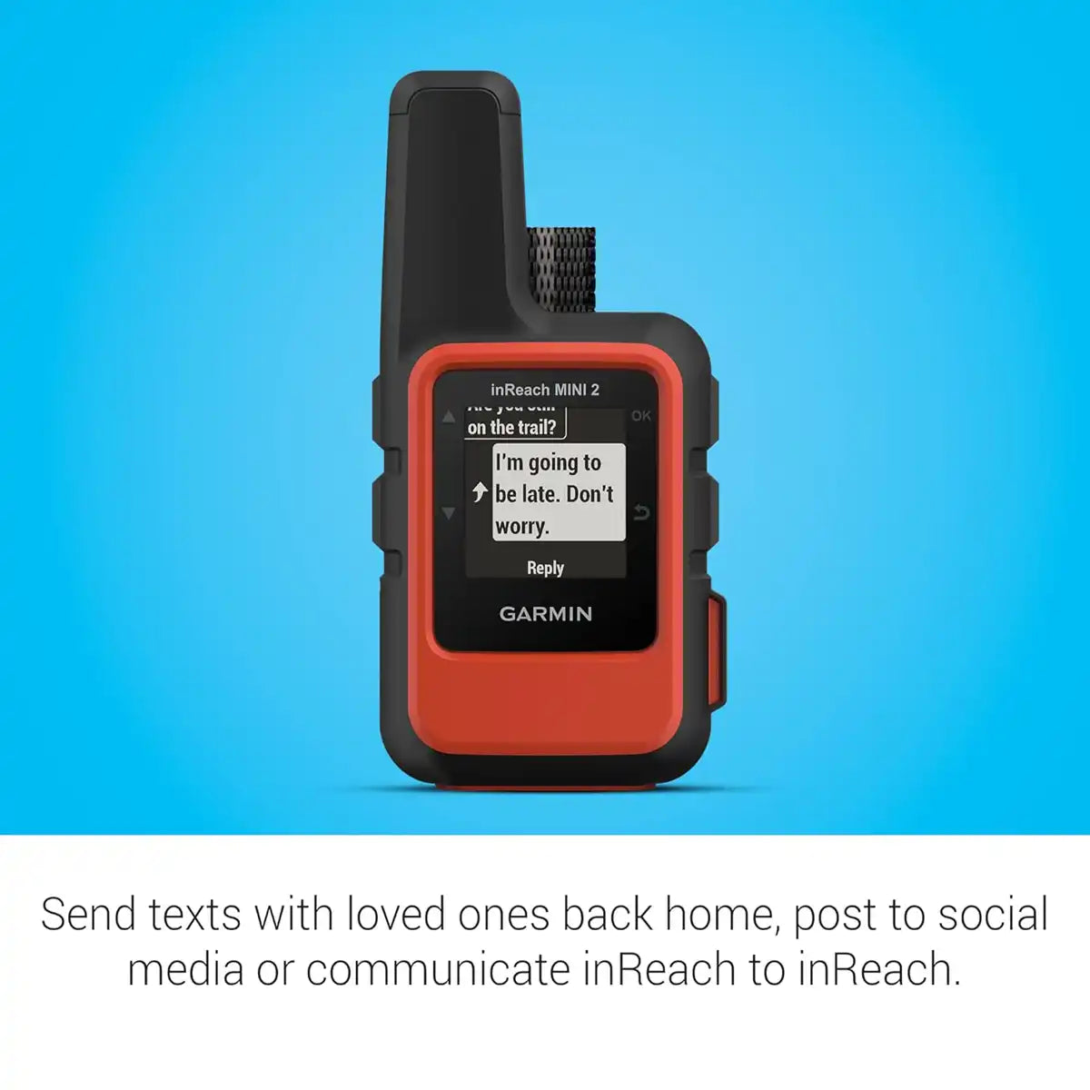 Garmin inReach Mini 2 verstuurt satellietberichten, ideaal voor communicatie zonder mobiel netwerk