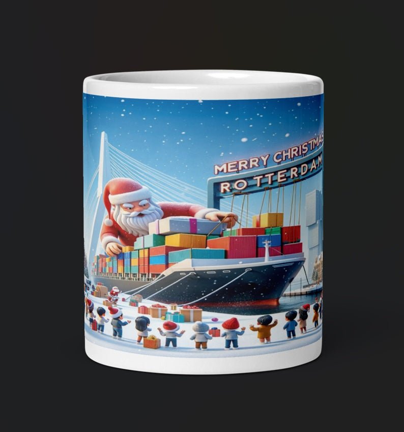 Cadeaus aan de Maas - Kerstman's Speciale Levering Mok
