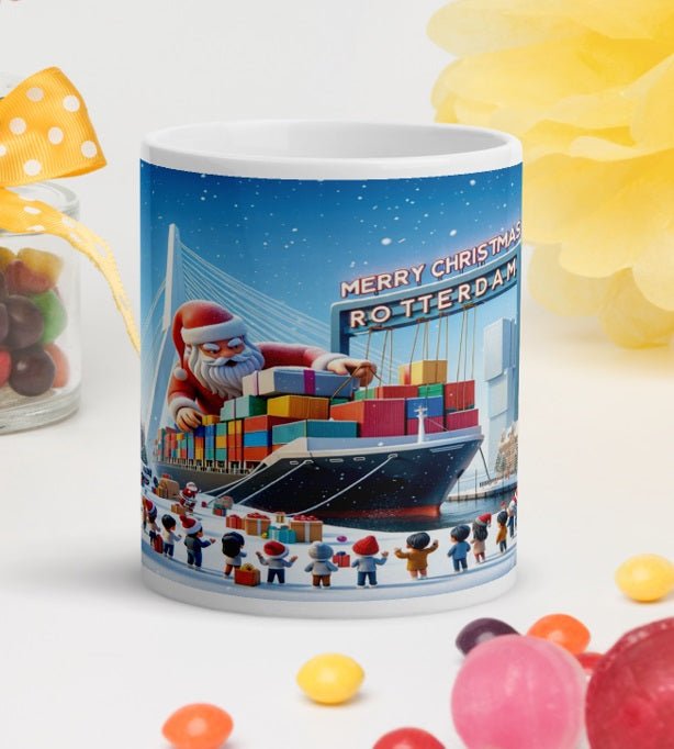Cadeaus aan de Maas - Kerstman's Speciale Levering Mok