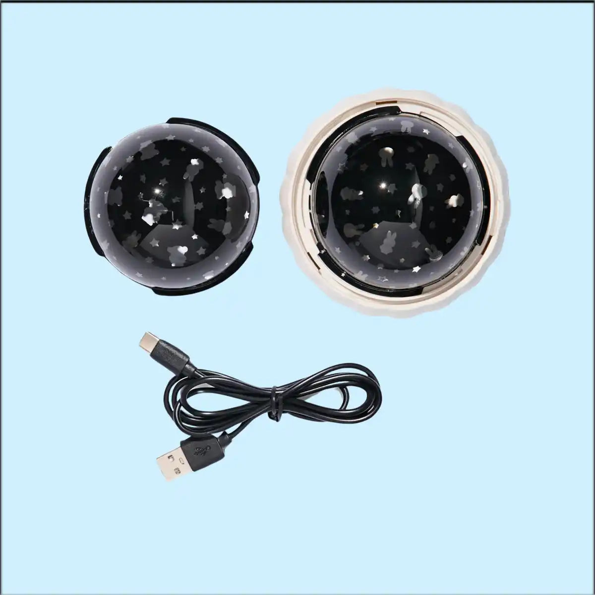 Nijntje lamp projector met onderdelen, sterrenpatroon en USB-aansluiting voor kinderkamer verlichting