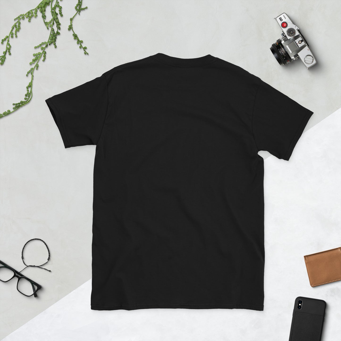 Zwart Rotterdam Surfen T-shirt achterkant blanco