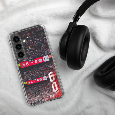 Rotterdam Feyenoord telefoonhoesje Samsung Galaxy met rood-wit design en supporters symbolen