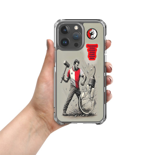 Feyenoord Johan Cruijff Schaal 2024 iPhone telefoonhoesje met sterke bescherming en uniek design.