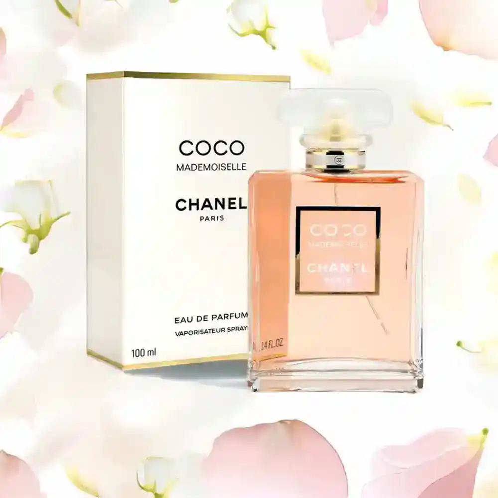 Chanel Coco Mademoiselle Eau de Parfum 100 ml, luxe flacon en doos met bloemige geur