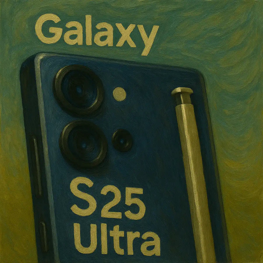 Close-up van Samsung Galaxy S25 Ultra met S Pen en camera’s, gefotografeerd in Rotterdam