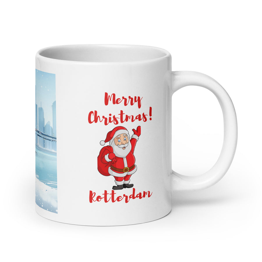 Kerstman Voetbalt aan de Maas: Unieke Rotterdamse Kerstmok