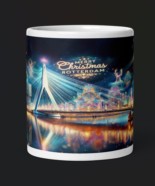 Erasmusbrug by Night Kerstmok - Merry Christmas Edition