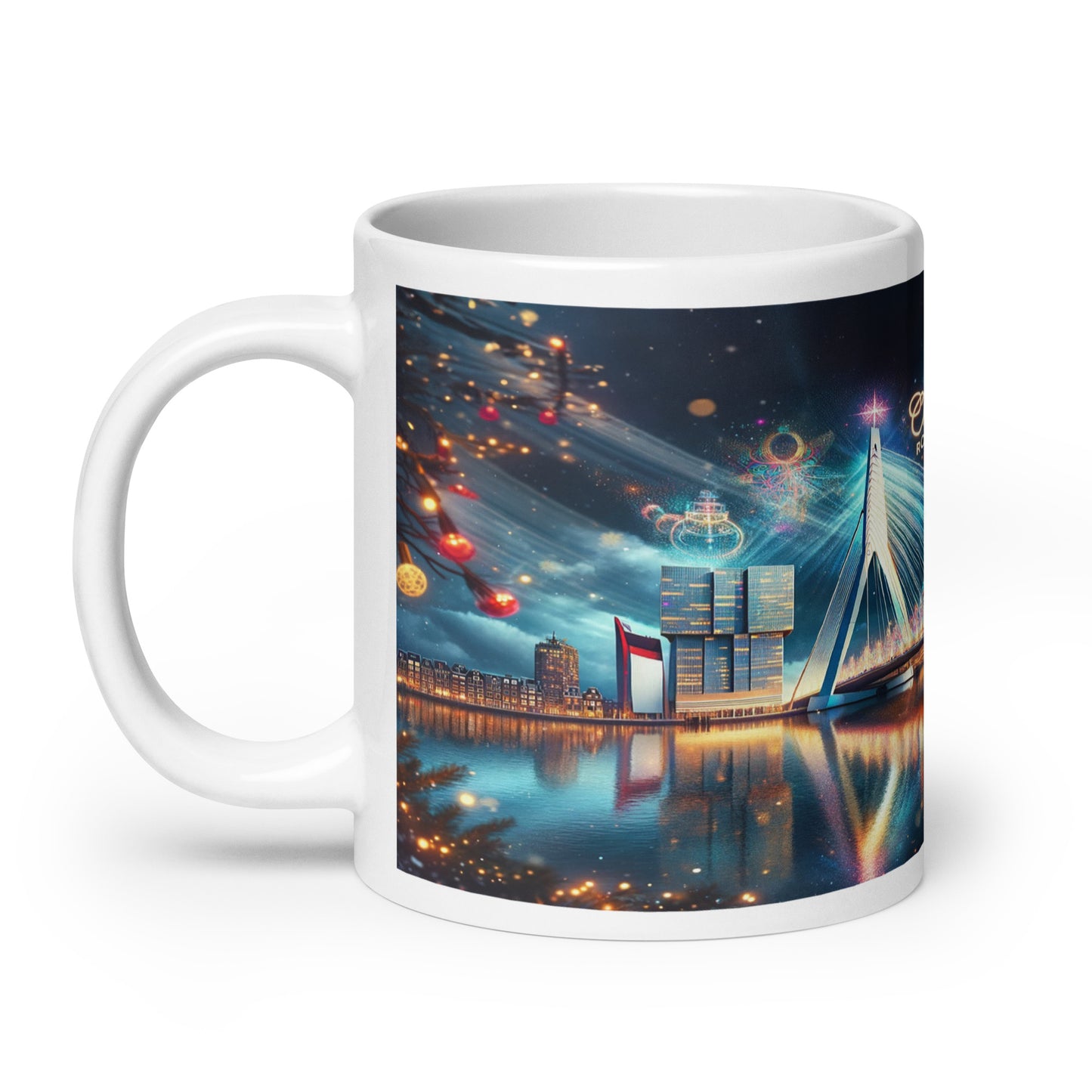 Erasmusbrug by Night Kerstmok - Merry Christmas Edition