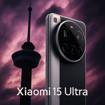 Xiaomi 15 Ultra 512GB zwart 5G smartphone met Leica camera, gefotografeerd voor de Euromast in Rotterdam
